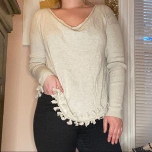 Lilly Pulitzer asymmetrical thin sweater